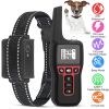 3280 FT Dog Training Collar IP67 Waterproof Pet Beep Vibration Electric Shock Collar