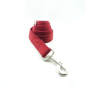 Pet Traction Collar Dog Collar (Option: Red rope-M)