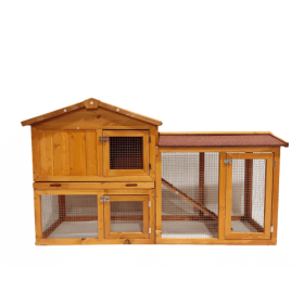 Wearable Powerful Playground Chicken Coop (Option: Wood color)