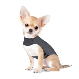 Pet Clothes Dog Anxiety Jacket Warm Vest (Option: Heather Gray-XL)